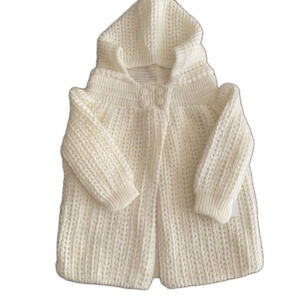 NWT Tots Fifth Avenue Ivory Knit Cardigan 18 Months